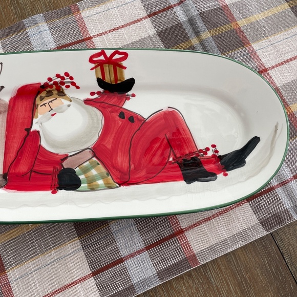 Vietri Old St Nick Oval Platter New - Picture 3 of 6